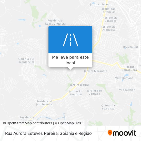 Rua Aurora Esteves Pereira mapa