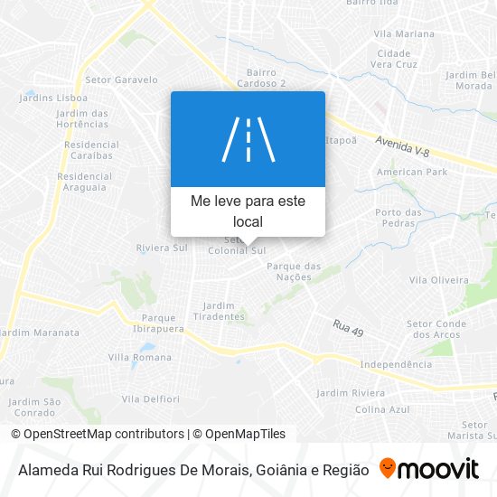 Alameda Rui Rodrigues De Morais mapa