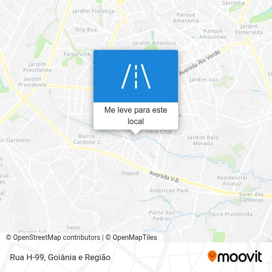 Rua H-99 mapa