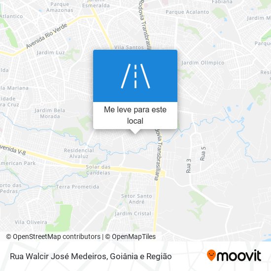 Rua Walcir José Medeiros mapa