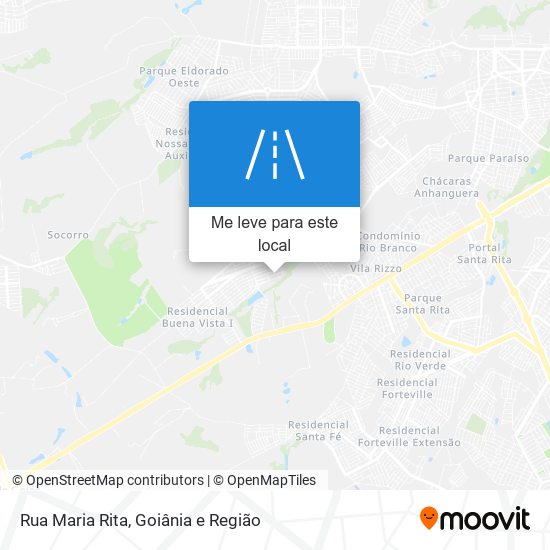 Rua Maria Rita mapa