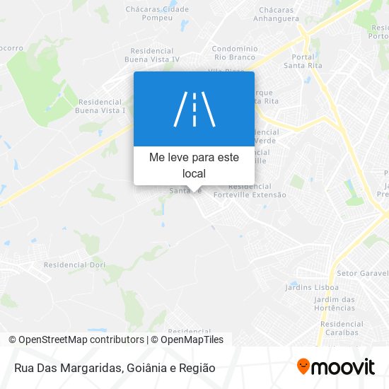 Rua Das Margaridas mapa