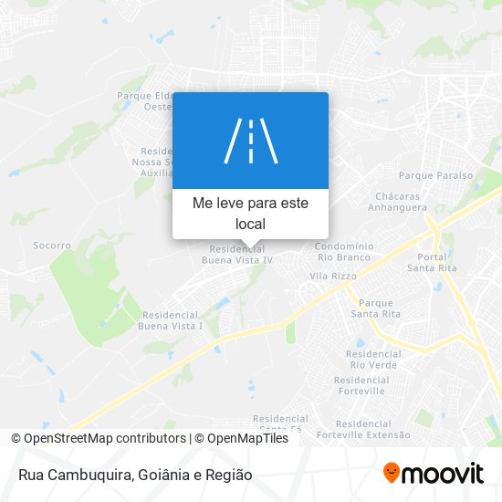 Rua Cambuquira mapa