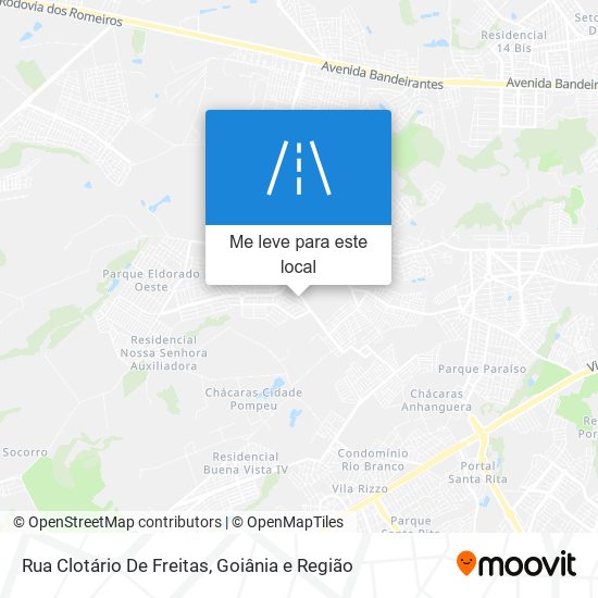 Rua Clotário De Freitas mapa