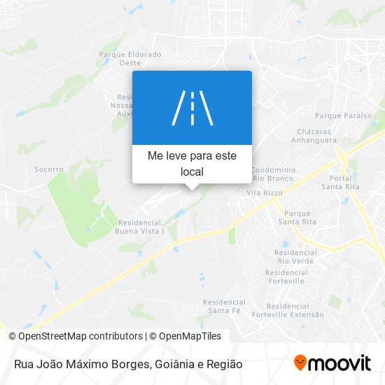 Rua João Máximo Borges mapa