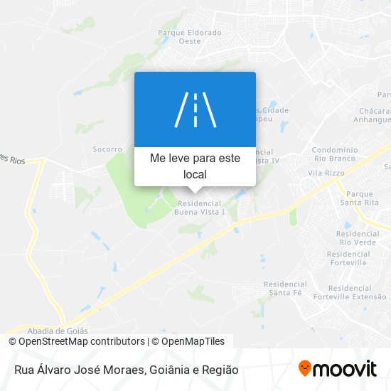 Rua Álvaro José Moraes mapa