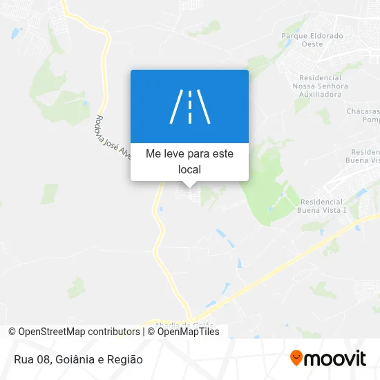 Rua 08 mapa