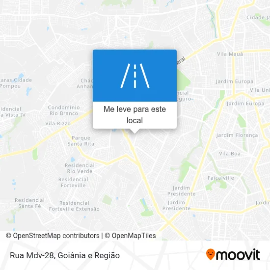 Rua Mdv-28 mapa