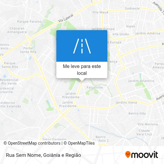 Rua Sem Nome mapa