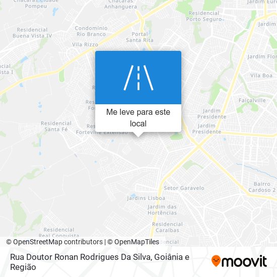 Rua Doutor Ronan Rodrigues Da Silva mapa