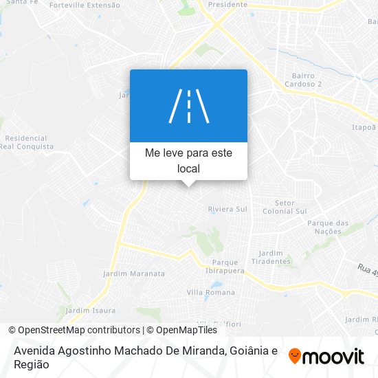 Avenida Agostinho Machado De Miranda mapa