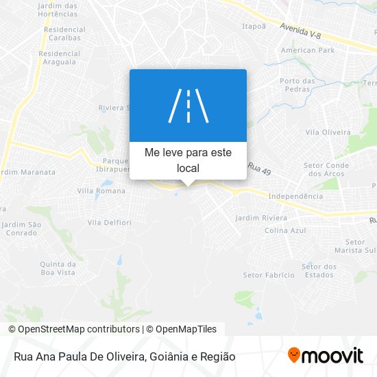 Rua Ana Paula De Oliveira mapa