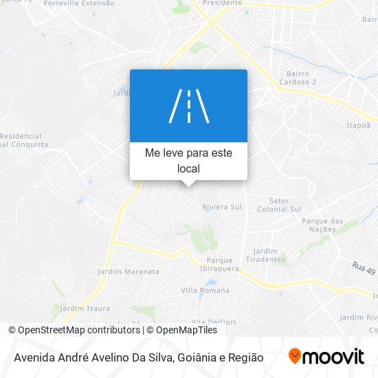 Avenida André Avelino Da Silva mapa