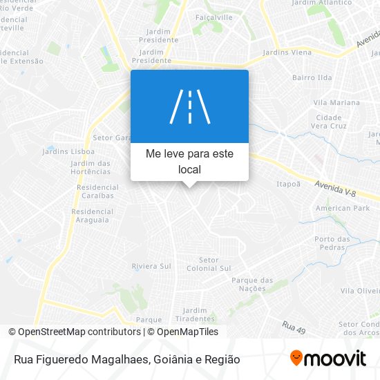 Rua Figueredo Magalhaes mapa