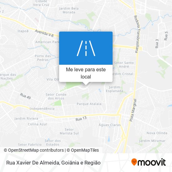 Rua Xavier De Almeida mapa