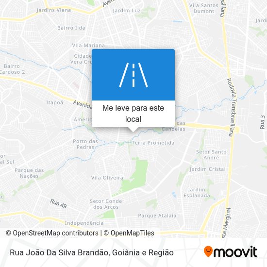 Rua João Da Silva Brandão mapa