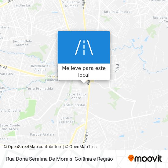 Rua Dona Serafina De Morais mapa