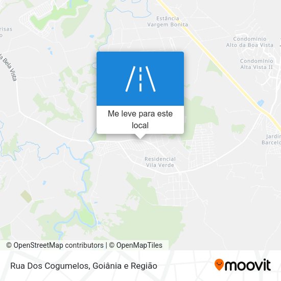 Rua Dos Cogumelos mapa