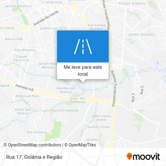 Rua 17 mapa