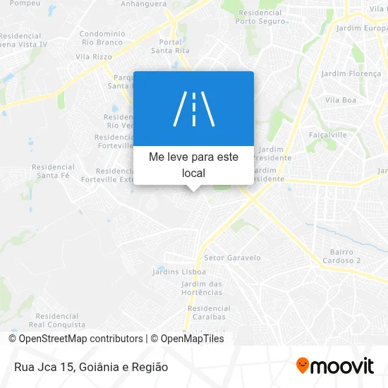 Rua Jca 15 mapa