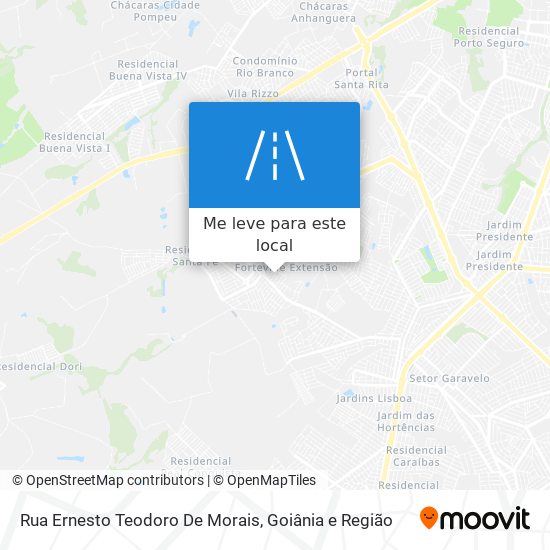 Rua Ernesto Teodoro De Morais mapa