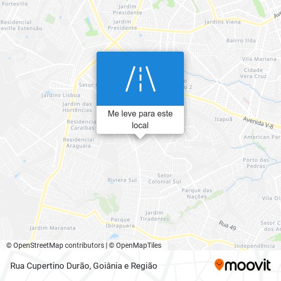 Rua Cupertino Durão mapa