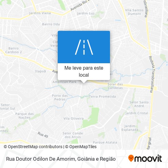 Rua Doutor Odilon De Amorim mapa