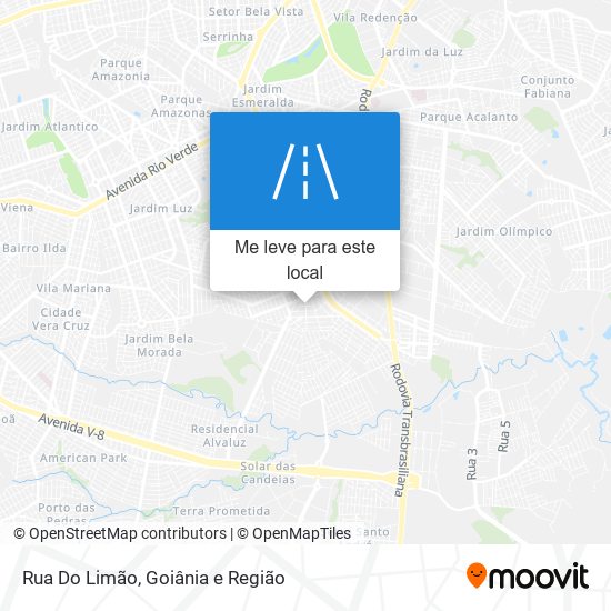 Rua Do Limão mapa