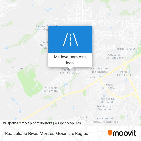 Rua Juliano Rivas Moraes mapa