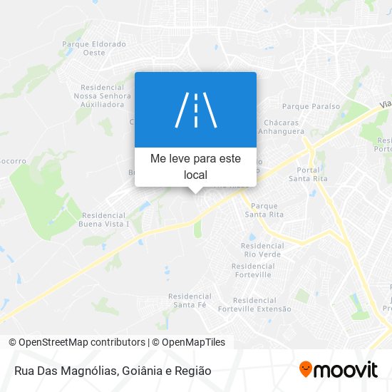 Rua Das Magnólias mapa