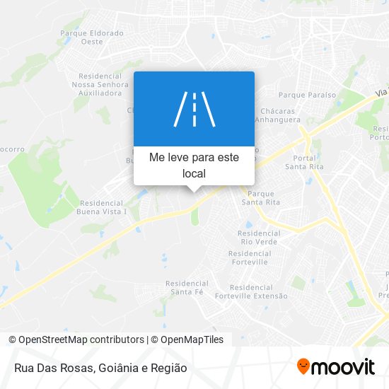 Rua Das Rosas mapa