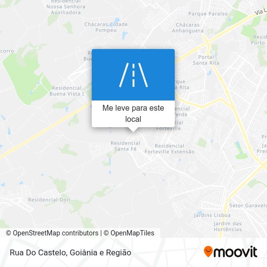 Rua Do Castelo mapa