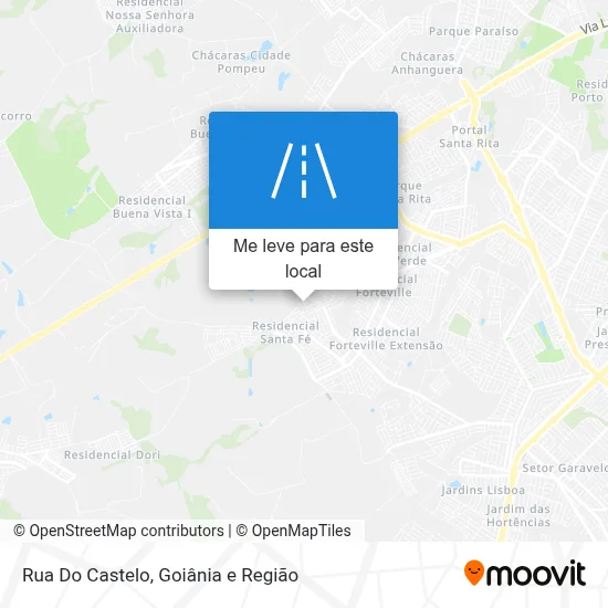 Rua Do Castelo mapa