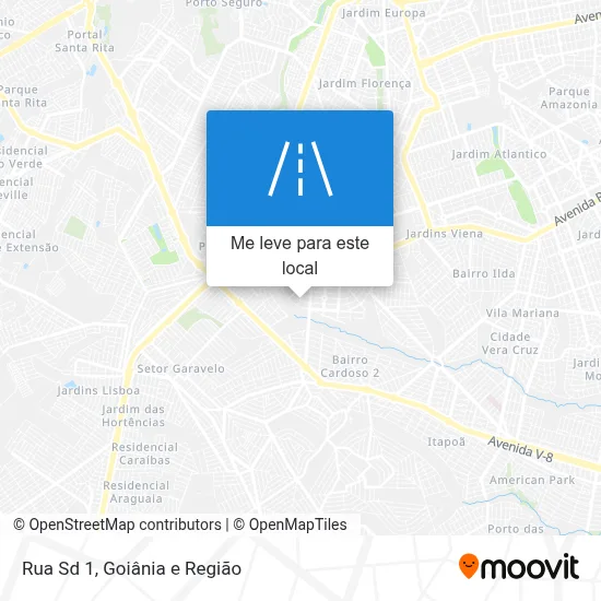 Rua Sd 1 mapa