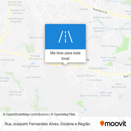 Rua Joaquim Fernandes Alves mapa