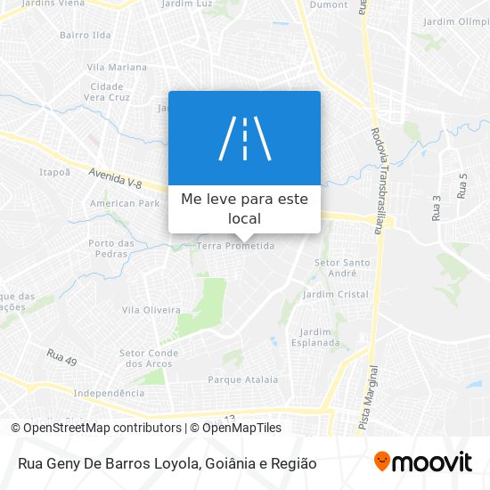 Rua Geny De Barros Loyola mapa