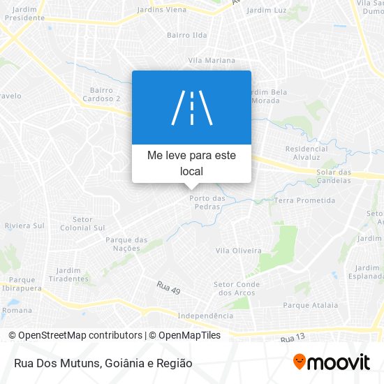 Rua Dos Mutuns mapa