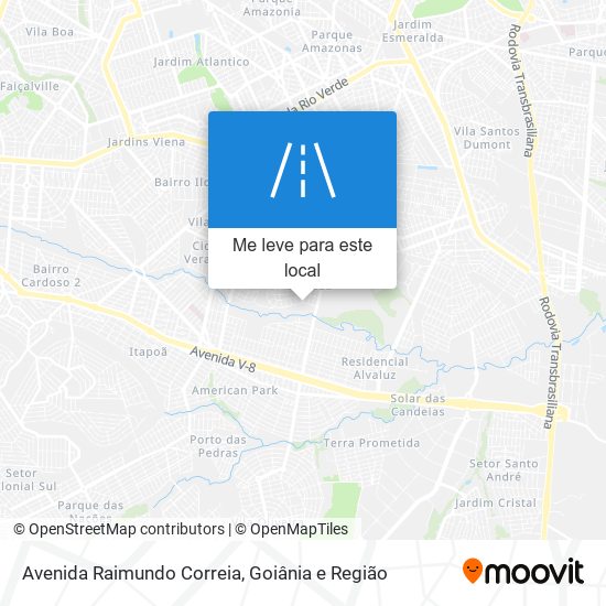 Avenida Raimundo Correia mapa