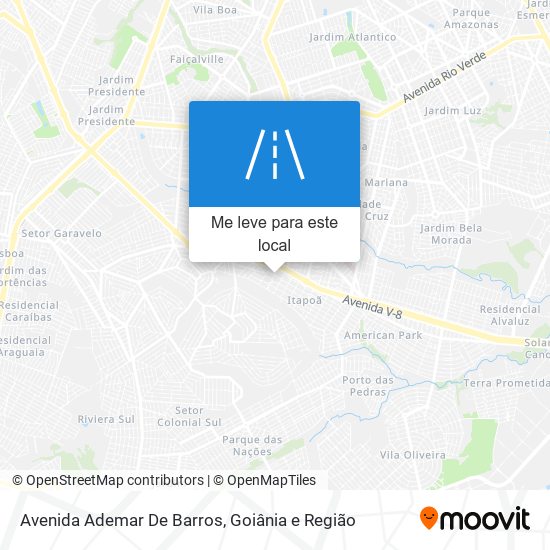 Avenida Ademar De Barros mapa