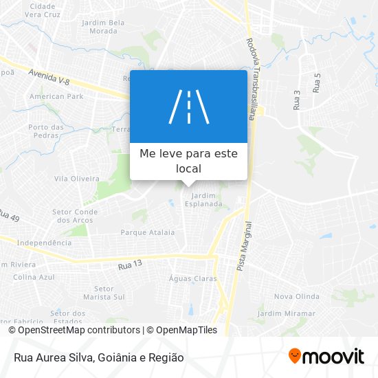 Rua Aurea Silva mapa