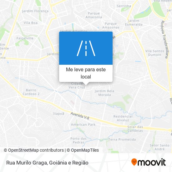 Rua Murilo Graga mapa
