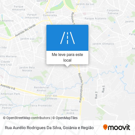Rua Aurélio Rodrigues Da Silva mapa