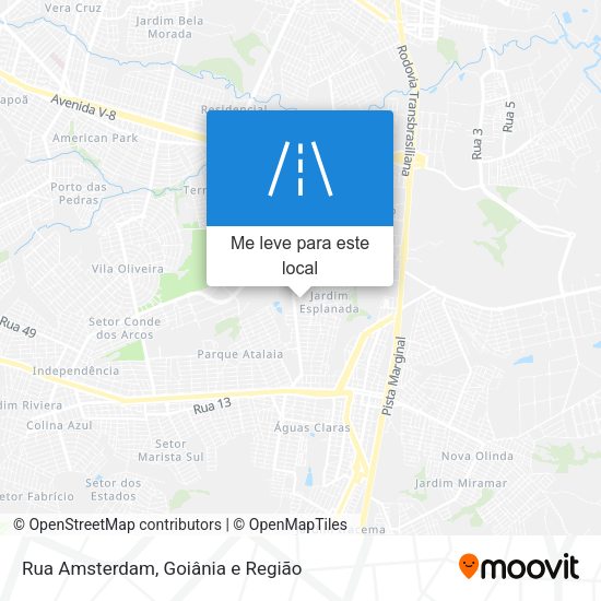 Rua Amsterdam mapa