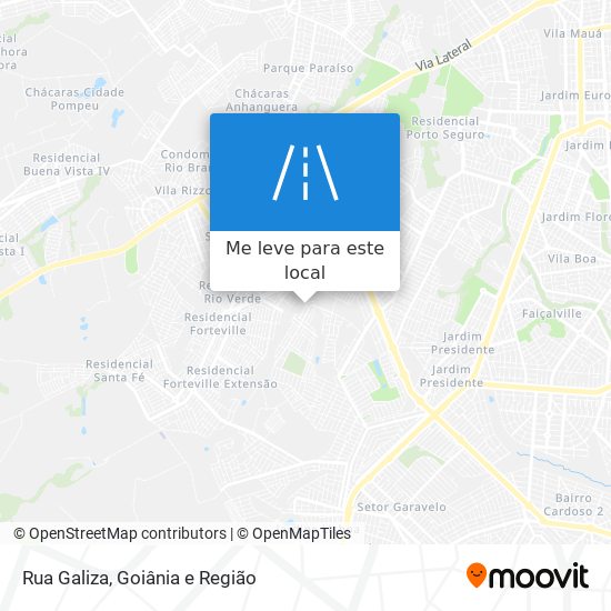 Rua Galiza mapa