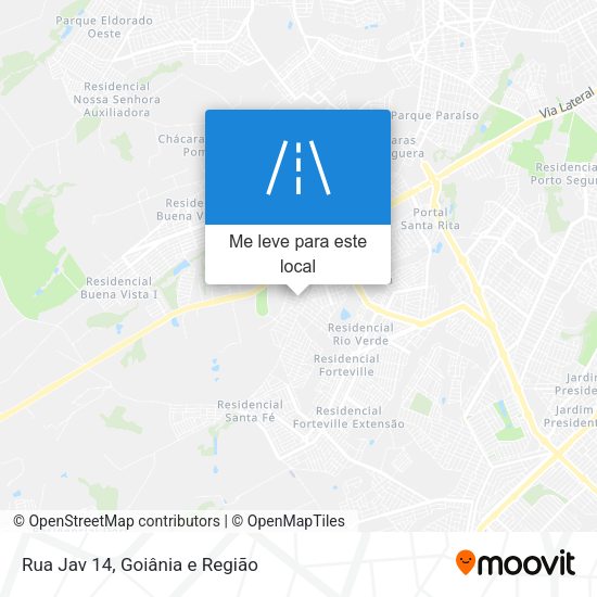 Rua Jav 14 mapa