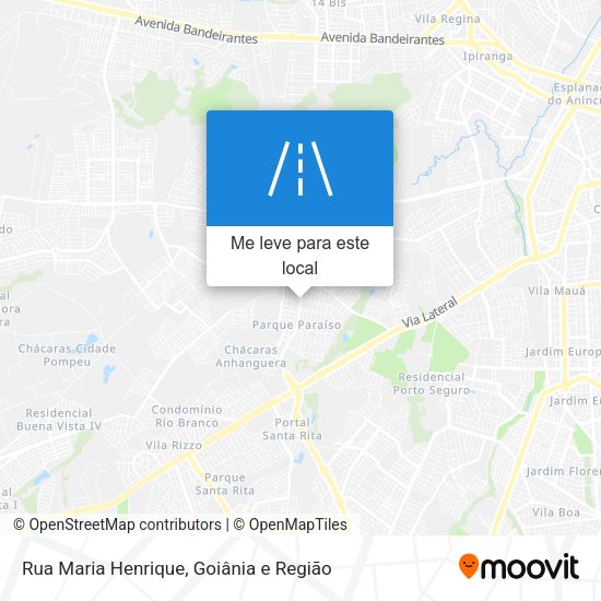 Rua Maria Henrique mapa