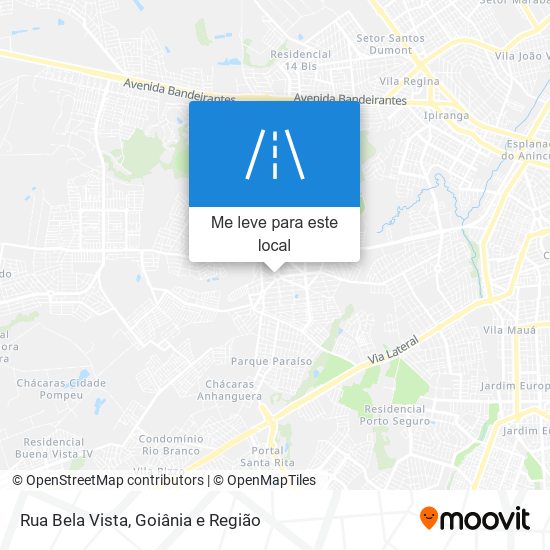 Rua Bela Vista mapa