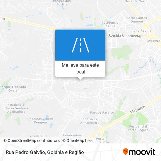 Rua Pedro Galvão mapa