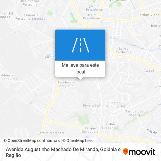 Avenida Augustinho Machado De Miranda mapa