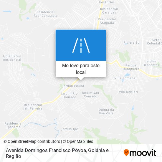 Avenida Domingos Francisco Póvoa mapa